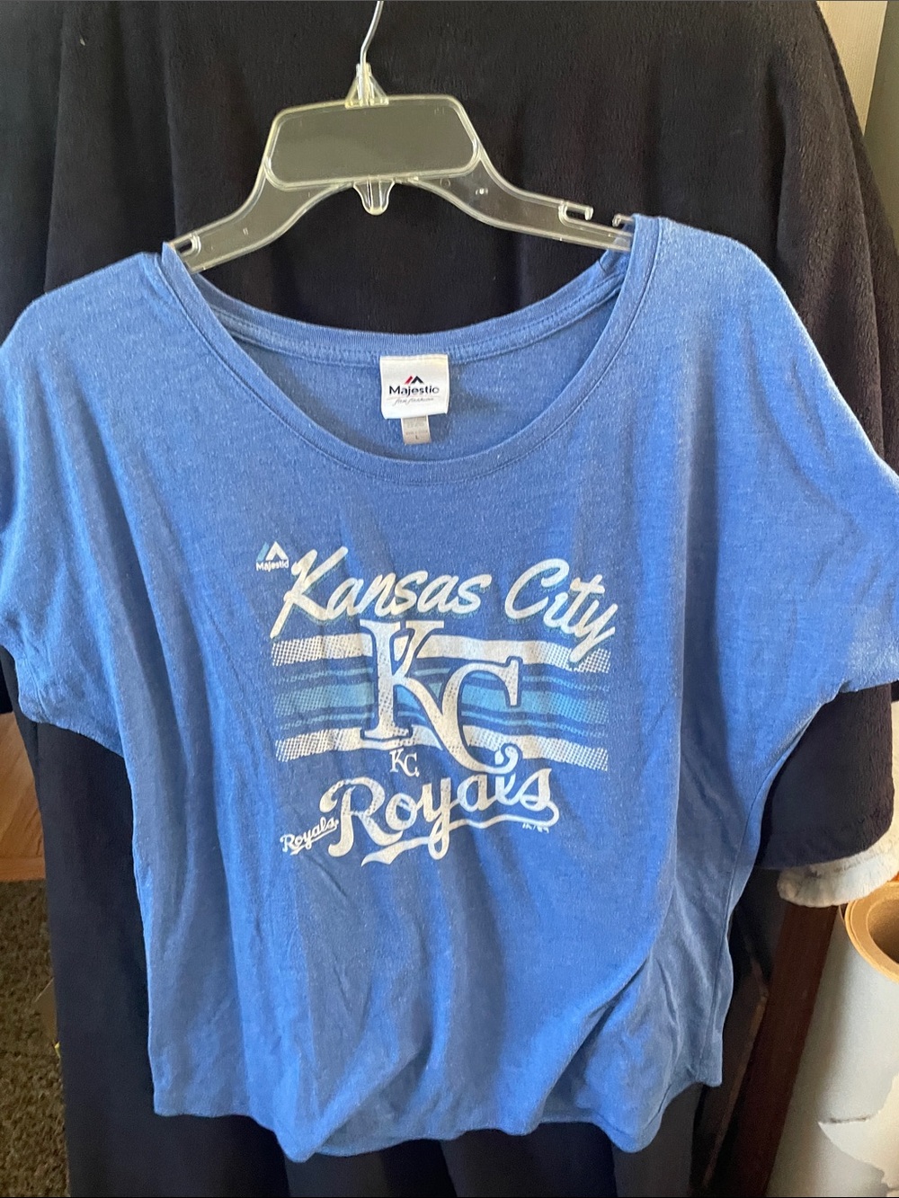 Majestic Kansas City Royals Light Blue Graphic Tee